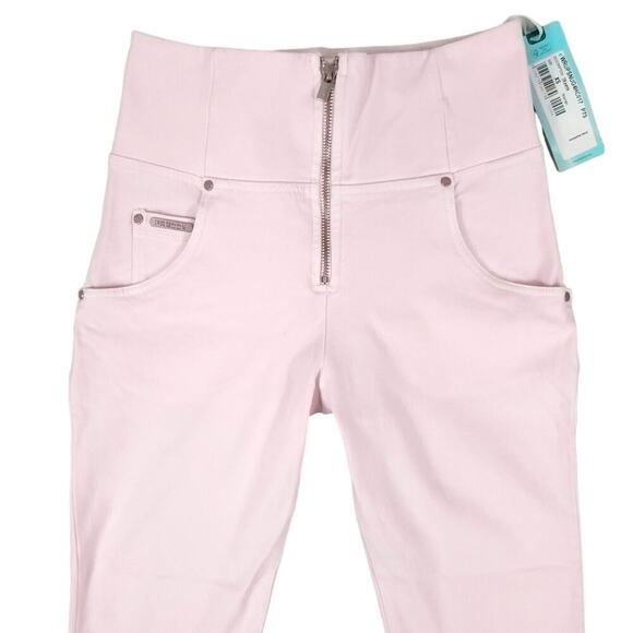 Freddy WR.UP Snug Jeans High Waisted 7/8 Length Baby Pink Butt Shaping Jeans - Picture 5 of 15